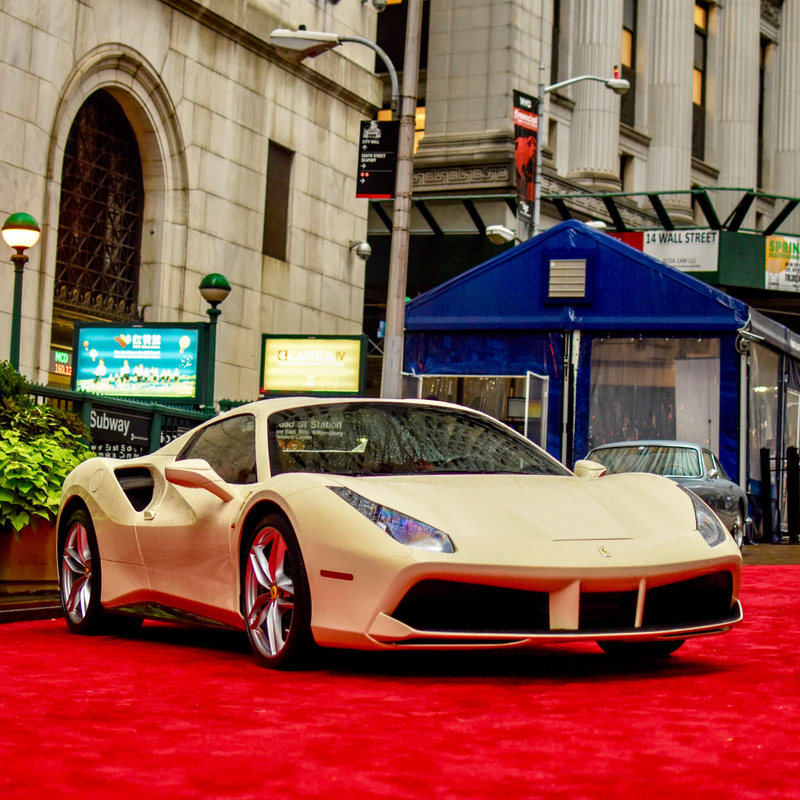 Not exactly a rare Ferrari, but I thought this beige paint was photo-worthy